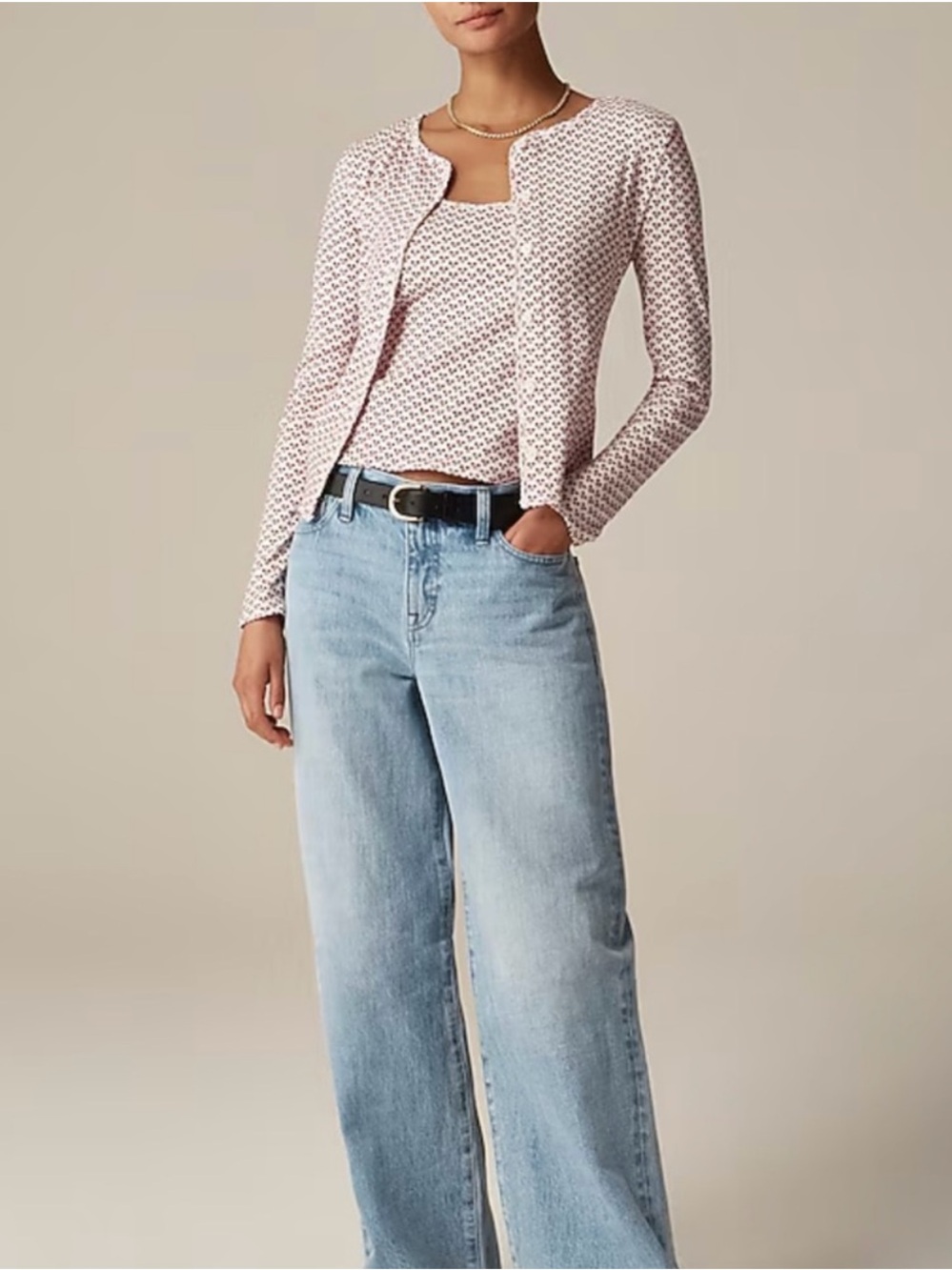 Jcrew floral cardigan